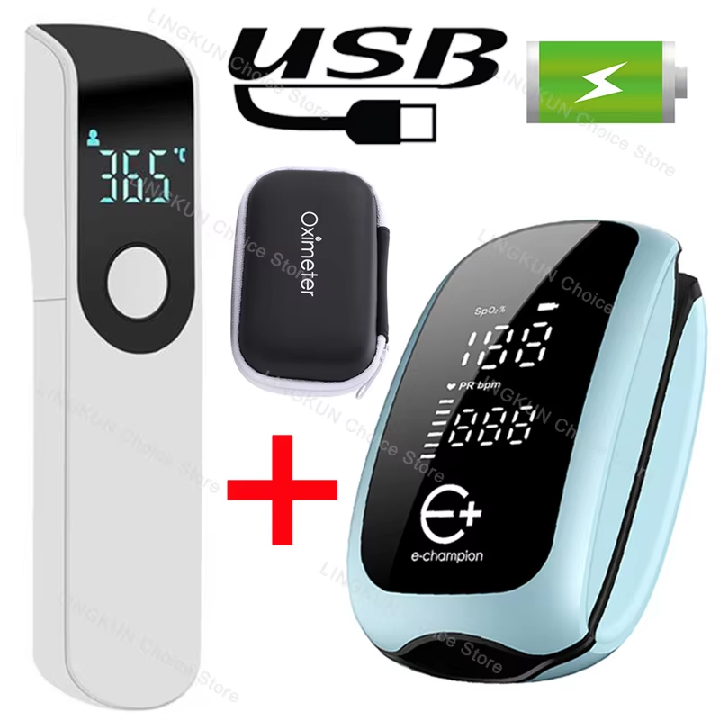 Pulse Oximeter - Dijital LED Ekranlı, Şarj Edilebilir, Çocuklar